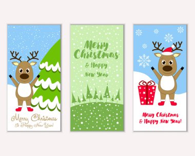 Mutlu Noeller ve mutlu yeni yıl tebrik kartları   