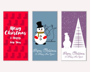 Mutlu Noeller ve mutlu yeni yıl tebrik kartları   