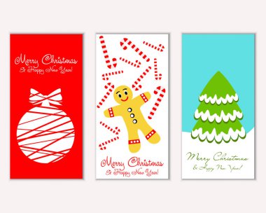 Mutlu Noeller ve mutlu yeni yıl tebrik kartları   