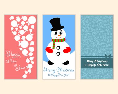 Mutlu Noeller ve mutlu yeni yıl tebrik kartları  