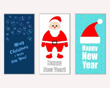 Mutlu Noeller ve mutlu yeni yıl tebrik kartları   