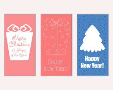 Mutlu Noeller ve mutlu yeni yıl tebrik kartları   
