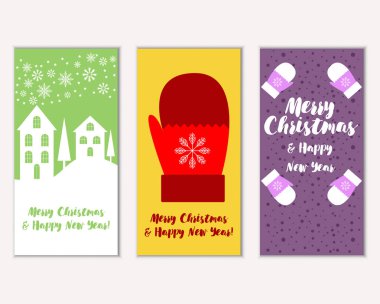 Mutlu Noeller ve mutlu yeni yıl tebrik kartları   