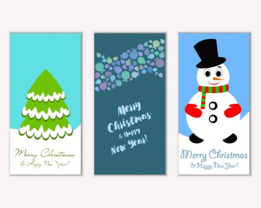 Mutlu Noeller ve mutlu yeni yıl tebrik kartları   