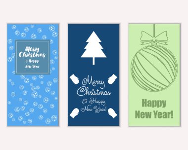 Mutlu Noeller ve mutlu yeni yıl tebrik kartları   