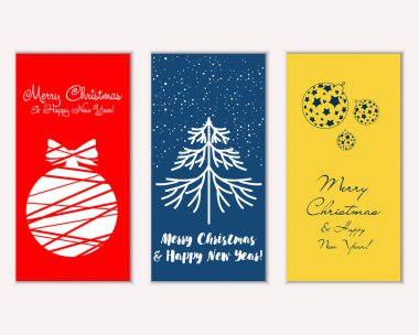 Mutlu Noeller ve mutlu yeni yıl tebrik kartları   