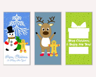 Mutlu Noeller ve mutlu yeni yıl tebrik kartları   