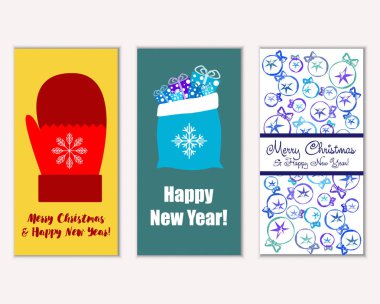 Mutlu Noeller ve mutlu yeni yıl tebrik kartları   