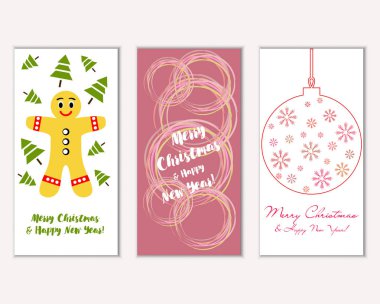 Mutlu Noeller ve mutlu yeni yıl tebrik kartları   