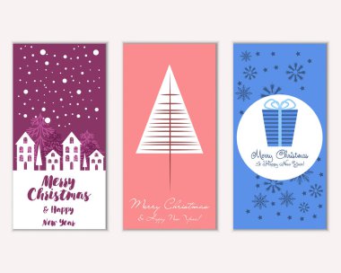 Mutlu Noeller ve mutlu yeni yıl tebrik kartları    