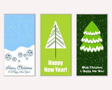 Mutlu Noeller ve mutlu yeni yıl tebrik kartları  