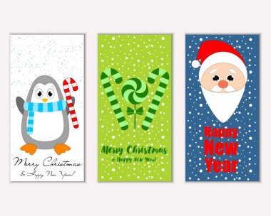 Mutlu Noeller ve mutlu yeni yıl tebrik kartları   