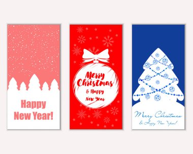 Mutlu Noeller ve mutlu yeni yıl tebrik kartları  