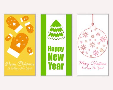 Mutlu Noeller ve mutlu yeni yıl tebrik kartları   