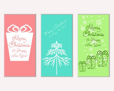 Mutlu Noeller ve mutlu yeni yıl tebrik kartları   