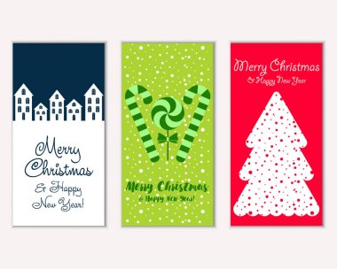 Mutlu Noeller ve mutlu yeni yıl tebrik kartları   
