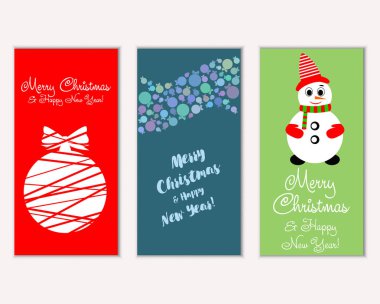 Mutlu Noeller ve mutlu yeni yıl tebrik kartları   