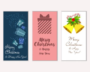 Mutlu Noeller ve mutlu yeni yıl tebrik kartları  