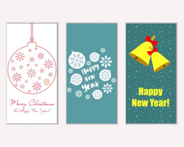 Mutlu Noeller ve mutlu yeni yıl tebrik kartları   