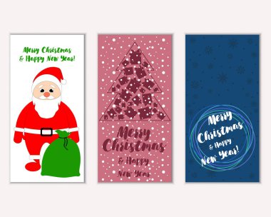 Mutlu Noeller ve mutlu yeni yıl tebrik kartları  