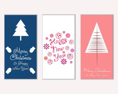 Mutlu Noeller ve mutlu yeni yıl tebrik kartları   