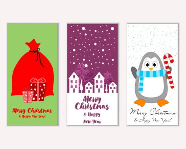 Mutlu Noeller ve mutlu yeni yıl tebrik kartları   