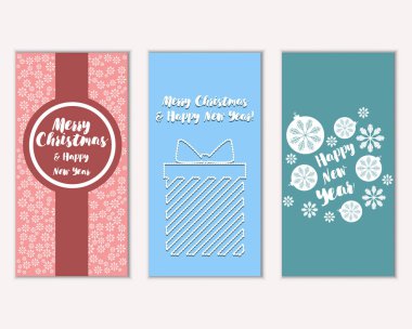 Mutlu Noeller ve mutlu yeni yıl tebrik kartları  