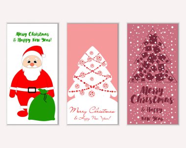 Mutlu Noeller ve mutlu yeni yıl tebrik kartları  