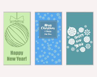 Mutlu Noeller ve mutlu yeni yıl tebrik kartları   
