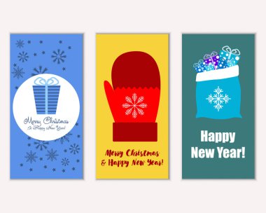 Mutlu Noeller ve mutlu yeni yıl tebrik kartları   