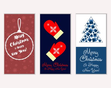 Mutlu Noeller ve mutlu yeni yıl tebrik kartları   