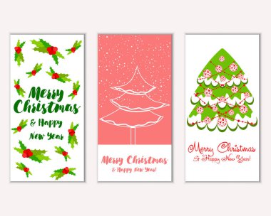 Mutlu Noeller ve mutlu yeni yıl tebrik kartları  