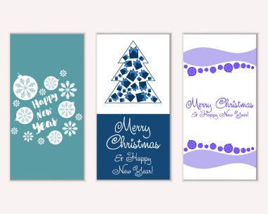 Mutlu Noeller ve mutlu yeni yıl tebrik kartları   