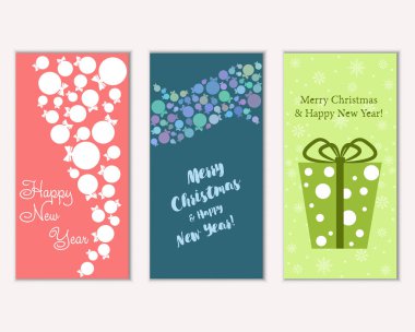 Mutlu Noeller ve mutlu yeni yıl tebrik kartları   