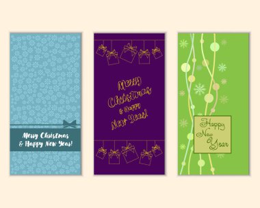 Mutlu Noeller ve mutlu yeni yıl tebrik kartları  