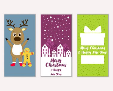 Mutlu Noeller ve mutlu yeni yıl tebrik kartları   