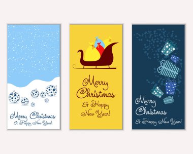 Mutlu Noeller ve mutlu yeni yıl tebrik kartları  
