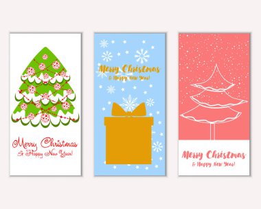 Mutlu Noeller ve mutlu yeni yıl tebrik kartları  