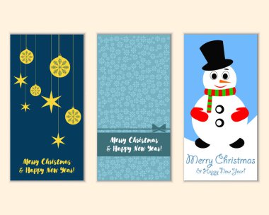 Mutlu Noeller ve mutlu yeni yıl tebrik kartları  