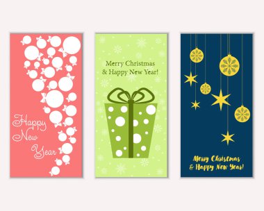 Mutlu Noeller ve mutlu yeni yıl tebrik kartları   