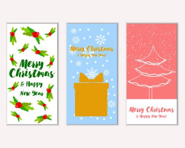 Mutlu Noeller ve mutlu yeni yıl tebrik kartları  