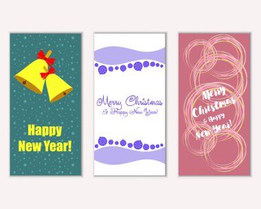 Mutlu Noeller ve mutlu yeni yıl tebrik kartları   
