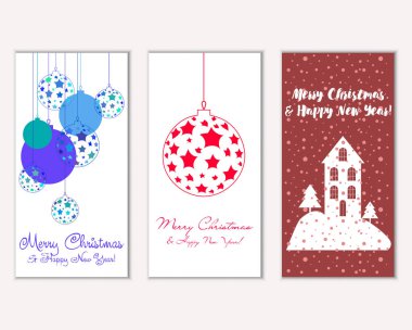 Mutlu Noeller ve mutlu yeni yıl tebrik kartları    