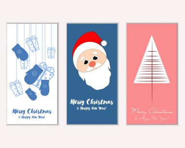 Mutlu Noeller ve mutlu yeni yıl tebrik kartları    