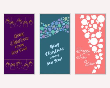 Mutlu Noeller ve mutlu yeni yıl tebrik kartları   