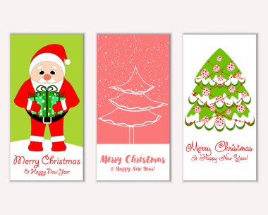 Mutlu Noeller ve mutlu yeni yıl tebrik kartları  
