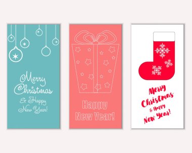 Mutlu Noeller ve mutlu yeni yıl tebrik kartları   