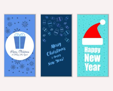 Mutlu Noeller ve mutlu yeni yıl tebrik kartları   