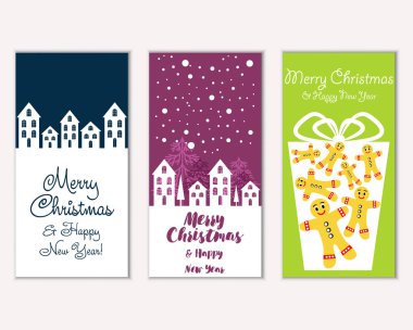 Mutlu Noeller ve mutlu yeni yıl tebrik kartları   