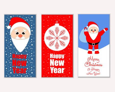 Mutlu Noeller ve mutlu yeni yıl tebrik kartları   